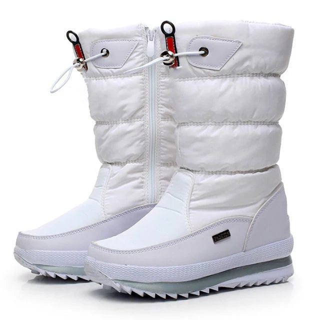 Sofie™ - Rutschfeste und Wasserdichte Schneestiefel mit Kunstfell